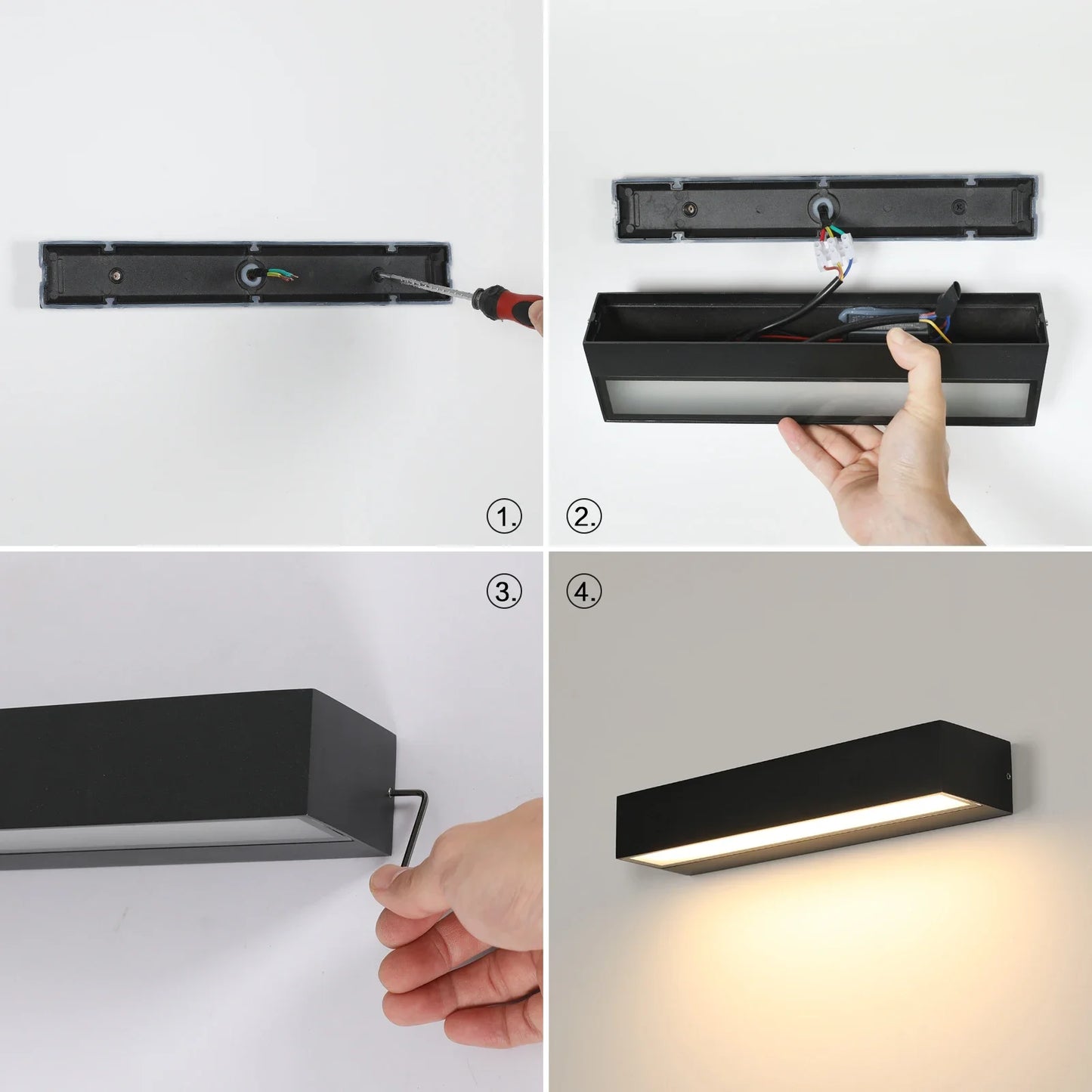 Wall lamp Outdoor Waterproof Door Head led Wall Wash Hanging Long Strip Courtyard Balcony Signboard Terrace Villa Wall LIGHTS